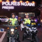 Amankan Pilkades, Polres Ngawi Laksanakan Patroli Gabungan Malam Hari