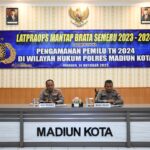 Polres Madiun Kota Gelar Latihan Pra Ops OMB Semeru 2023 - 2024