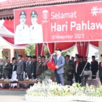 Dandim Ngawi Bersama Jajaran Forkopimda Ikuti Upacara Peringatan Hari Pahlawan 