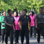 Perkuat Sinergitas Pengamanan Pemilu, TNI -Polri Di Ngawi Gelar Olahraga Bersama
