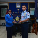 Komandan Lanud Iswahjudi Terima Audiensi Siswi SMA Taruna Nusantara