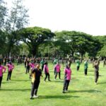 Perkuat Sinergitas TNI-Polri Gelar Olahraga Bersama
