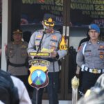 Polres Madiun Kota Gelar Apel Pergeseran Pasukan Pengamanan TPS untuk Menjaga Keamanan Pemilihan