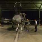 Tiga Skadron Udara Tempur Iswahjudi Laksanakan Latihan Terbang Malam 