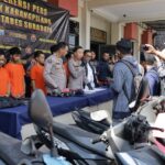 Polisi Berhasil Amankan 5 Orang Komplotan Pelaku Curanmor 21 TKP di Surabaya