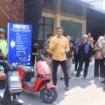Polres Ngawi Mendukung Riset Keselamatan Metode Berkendara Sepeda Listrik oleh PT. MCI