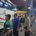 Dukung Pengamanan KTT IAF, Polresta Sidoarjo Patroli di Terminal Purabaya Bus Jurusan Bali Jadi Atensi