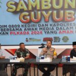 Cooling System, Kapolres Kediri Kota dan Dandim 0809 Gelar Sambung Guyub Bersama Awak Media