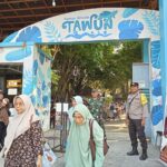 Tempat Wisata Ramai, Polres Ngawi Terjunkan Anggotanya