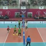 Tim Voli Putra Jatim Masuk Semifinal Usai Menang 3 – 0 atas Tim Kaltim di PON XXI Sumut