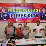 Kurang Dari 12 Jam Polres Batu Berhasil Amankan Tersangka Penembakan Tukang Bakso