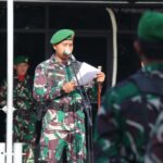 Pimpinan Upacara 17 an, Dandim Ngawi Bacakan Amanat Panglima TNI 