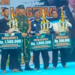 Dandim 0804/Magetan  Tutup Festival Pencak Silat Seni Kreatif"DANDIM CUP" serahkan 6 Kategori Penghargaan