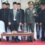 Dandim Ngawi Bersama Jajaran Forkopimda Ikuti Upacara HUT Provinsi Jawa Timur Yang Ke 79