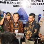 Polres Magetan Terjunkan Ratusan Personel Gabungan Amankan Debat Publik Terakhir Pilkada 2024