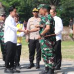 Dandim Ngawi bersama Danrem 081/Dsj Sambut Kunjungan Wapres RI Ke Benteng Van den Bosch