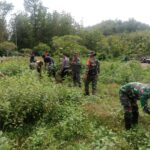 Sinergitas TNI-POLRI dan Masyarakat Ngawi dalam Upaya Pelestarian Alam dan Pengolahan Lahan Tidur