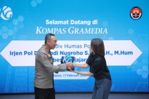 Media Visit ke Kompas Gramedia, Kadivhumas Perkuat Sinergitas