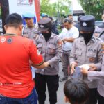 Polres Ngawi Sukses Amankan Pertandingan Babak 8 Besar Group MM Liga 4 Kapal Api