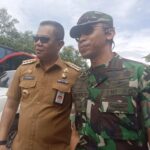 Dandim 0804/Magetan, Letkol Inf Hasan Dasuki, S.Sos., M.I.P. Bersama Forkopimda Sidak Harga Kebutuhan Pokok Di Pasar Maospati 