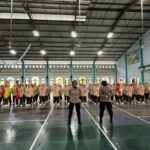 Polwan Polres Ngawi Latih LBB di Pondok Gontor Putri 3 Widodaren