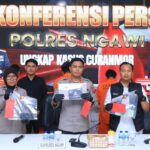 Kurang dari 24 Jam, Polres Ngawi Berhasil Ungkap Kasus Curanmor 17 TKP Lintas Provinsi