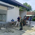 Pastikan Pengerjaan di Lapangan, Pasiter Kodim 0805/Ngawi Dampingi Pengawas PT Agrinas Tinjau Pembangunan KDMP di Bringin