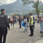 H+1 Lebaran, Polres Magetan Perketat Pengamanan Wisata Telaga Sarangan, Antisipasi Lonjakan Pengunjung