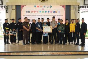 “Sing Akur Kabeh Sedulur”: Halal Bihalal Forkopimda–IPSI Magetan Teguhkan Deklarasi Damai Perguruan Silat