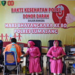 Polri Untuk Masyarakat : Polres Lumajang Gelar Bakti Kesehatan Sambut Hari Bhayangkara ke-80 Polri Untuk Masyarakat : Polres Lumajang Gelar Bakti Kesehatan Sambut Hari Bhayangkara ke-80